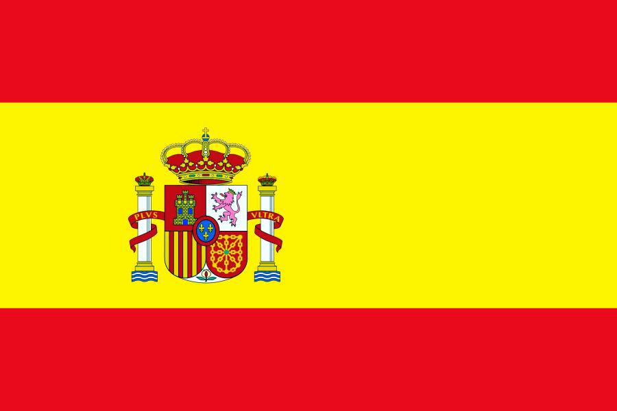 Nationalflagge von Spanien